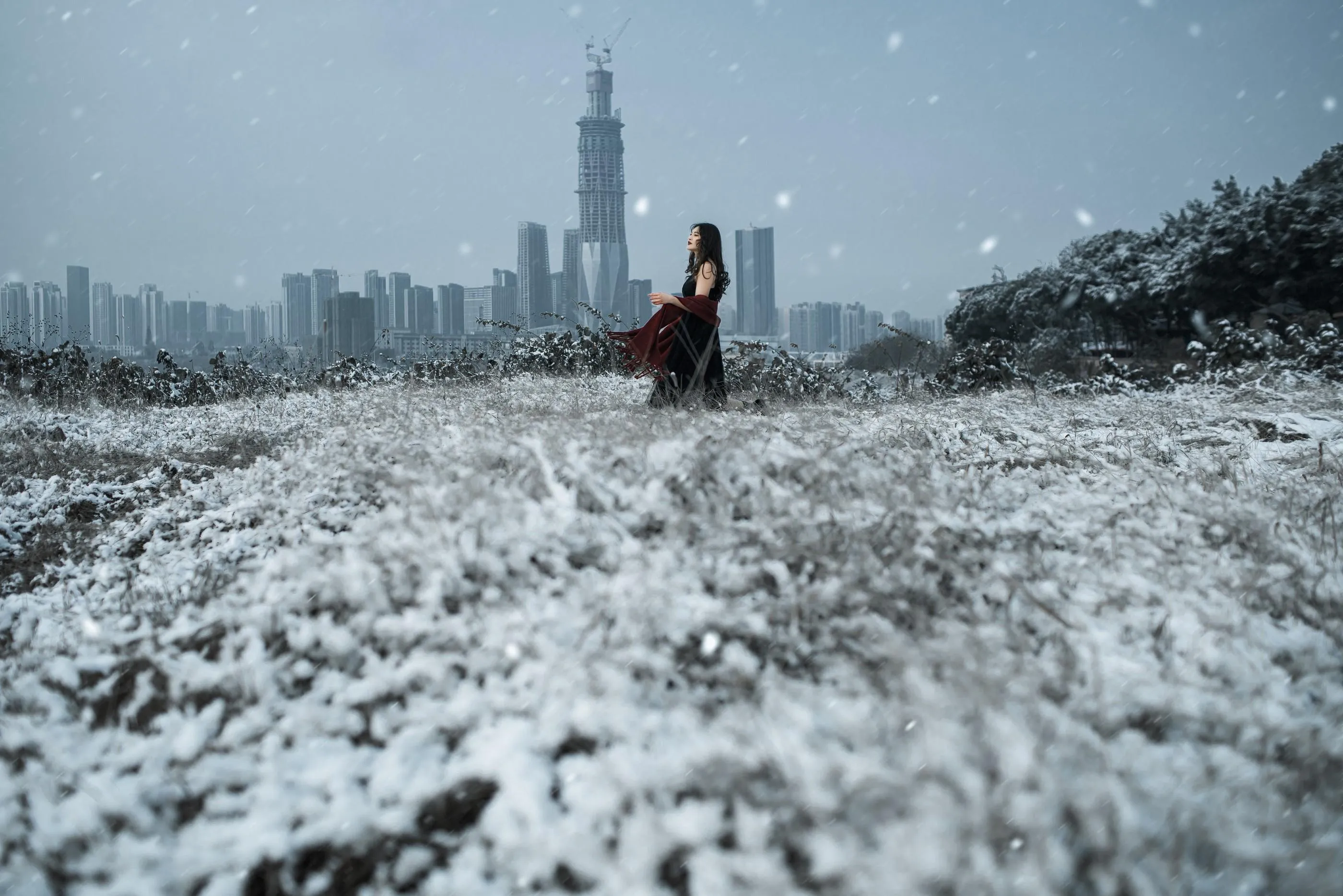 [YITUYU艺图语]2021.12.29 THE SNOW CITY 翠花儿 [23P]插图2
